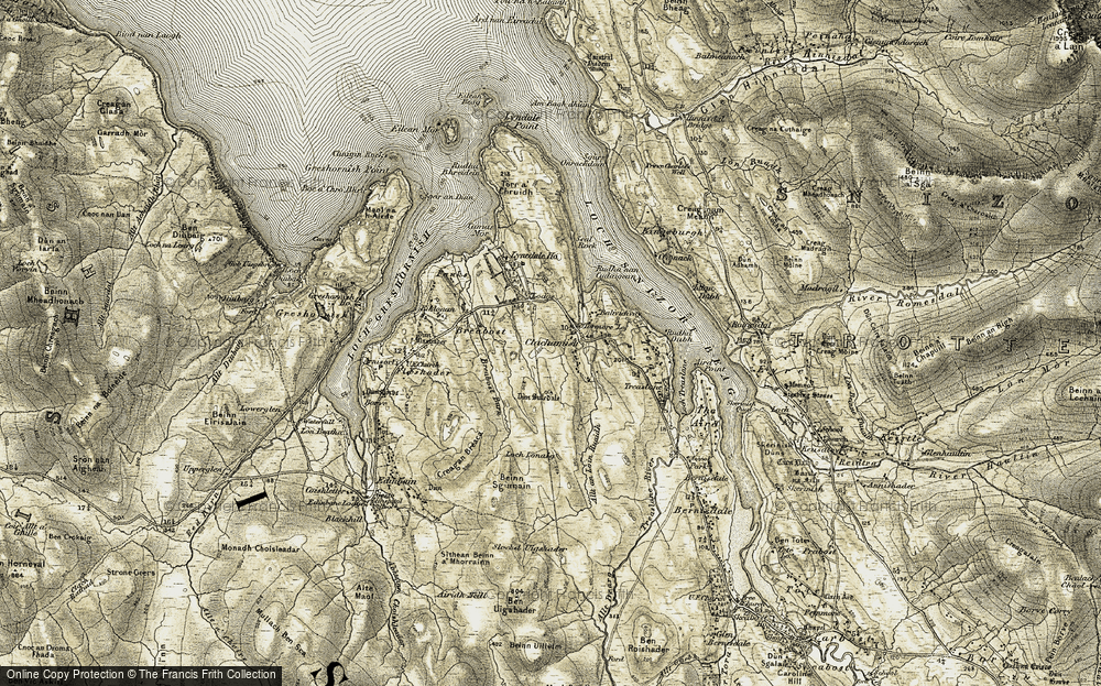 Old Map of Suledale, 1909 in 1909