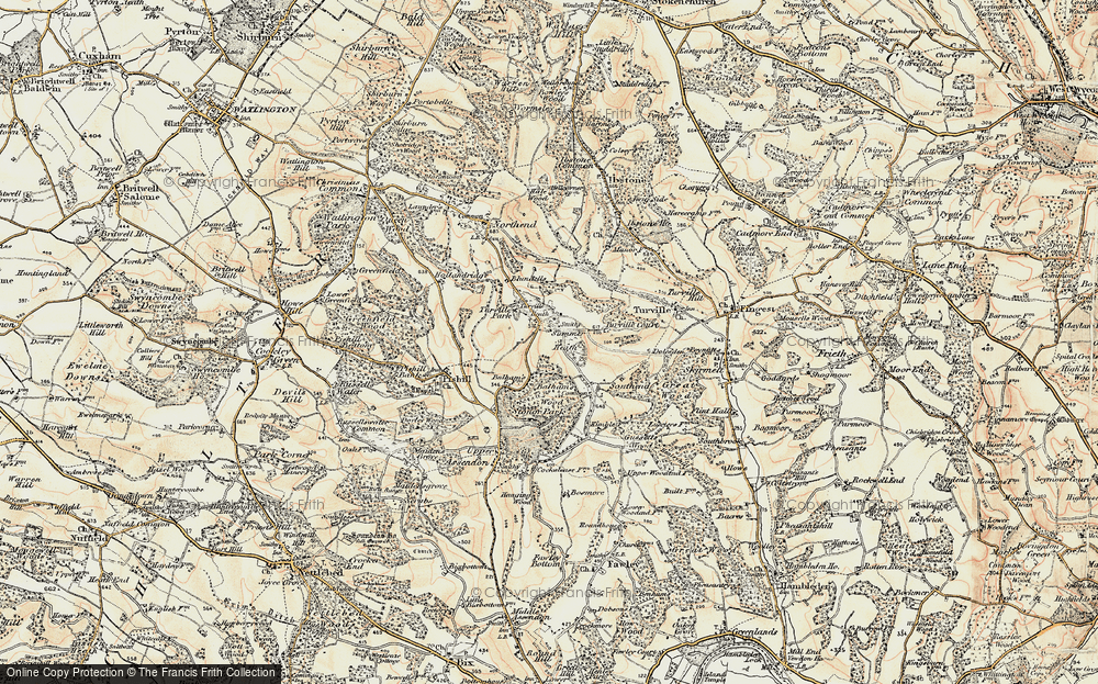 Old Map of Summer Heath, 1897-1898 in 1897-1898