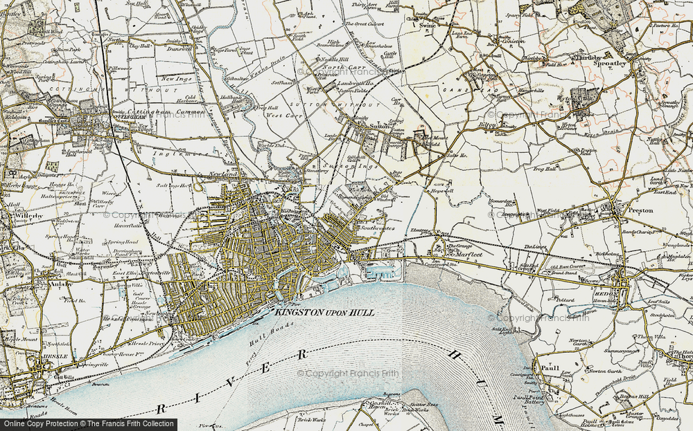 Old Map of Summergangs, 1903-1908 in 1903-1908