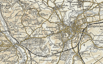 Old map of Summerhill in 1901-1902