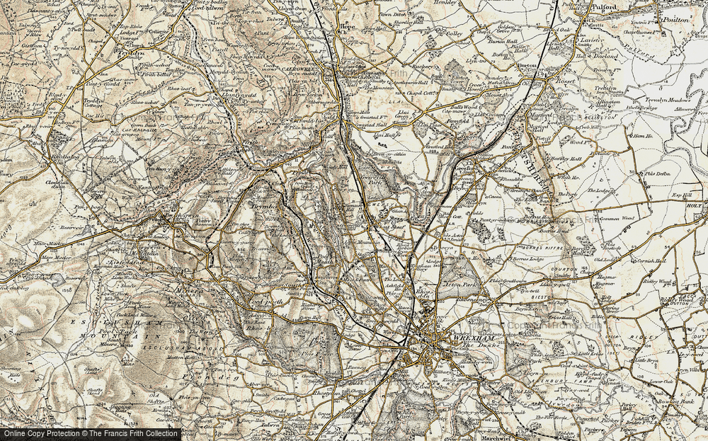 Old Map of Summerhill, 1902 in 1902
