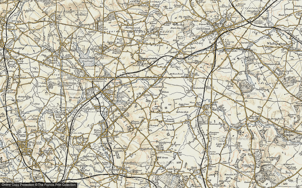 Old Map of Summerhill, 1902 in 1902