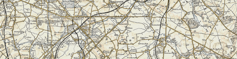 Old map of Summerhill in 1902