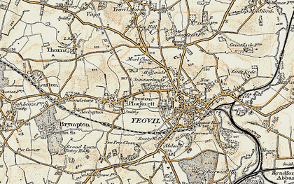 Old map of Summerlands in 1899