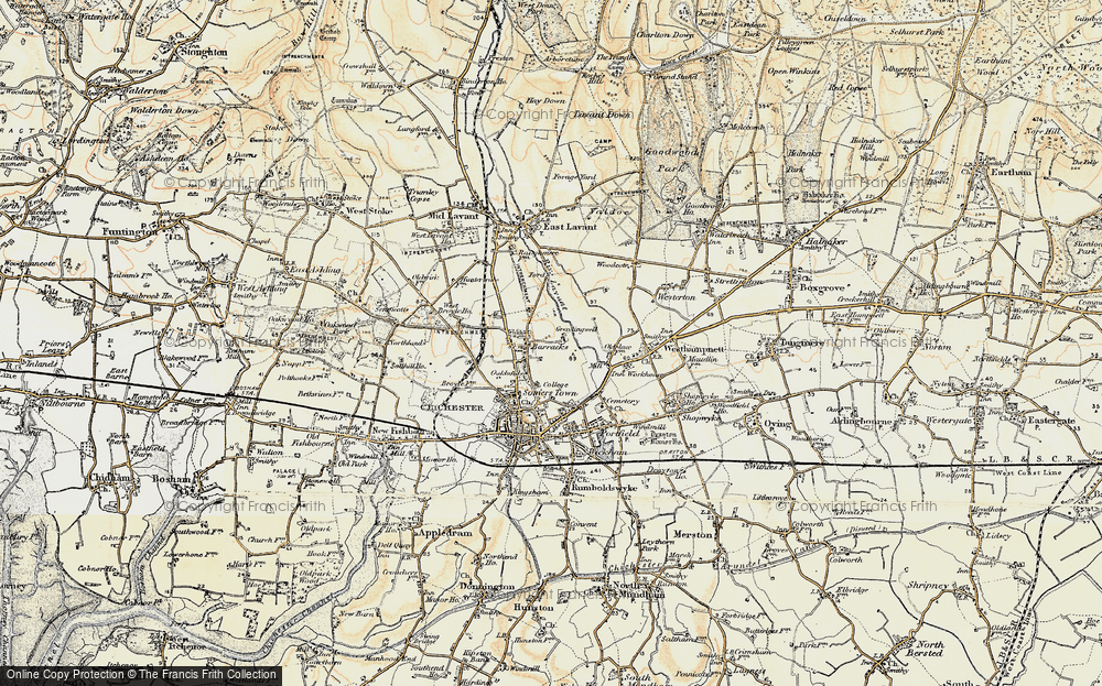 Old Map of Summersdale, 1897-1899 in 1897-1899