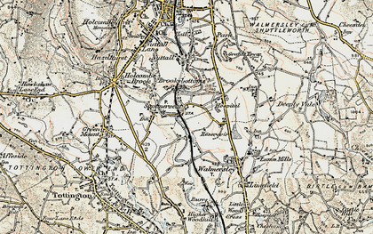 Old map of Summerseat in 1903