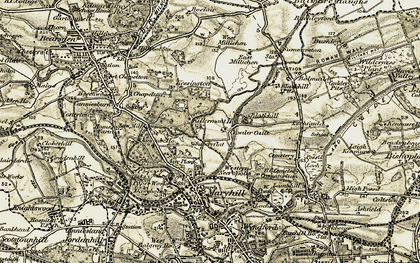 Old map of Summerston in 1904-1905