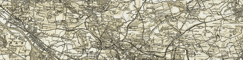 Old map of Boclair in 1904-1905