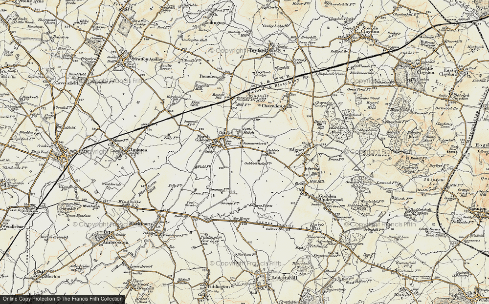 Old Map of Summerstown, 1898-1899 in 1898-1899