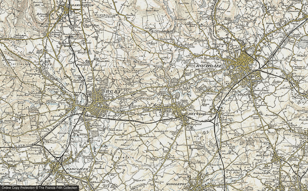 Old Map of Summit, 1903 in 1903