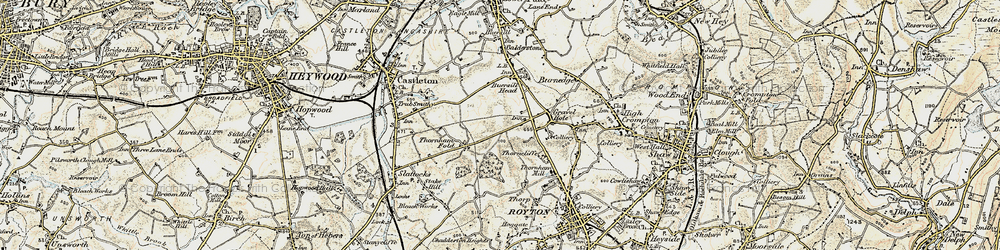 Old map of Summit in 1903