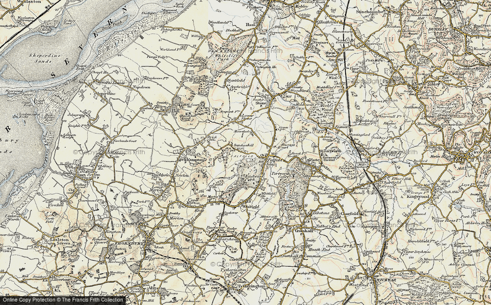 Old Map of Sundayshill, 1899 in 1899