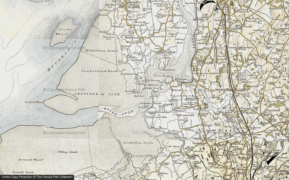 Old Map of Sunderland, 1903-1904 in 1903-1904
