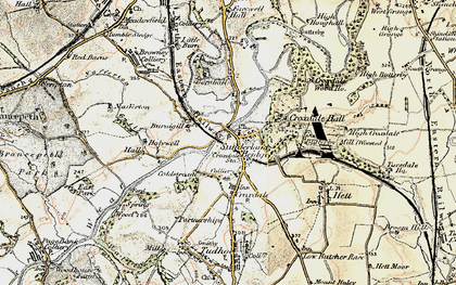 Old map of Sunderland Bridge in 1901-1904