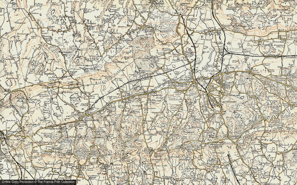 Old Map of Sundridge, 1897-1902 in 1897-1902