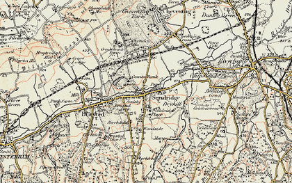 Old map of Sundridge in 1897-1902