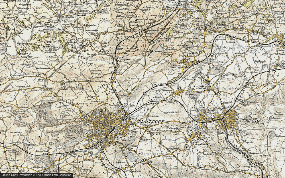 Old Map of Sunny Bower, 1903 in 1903