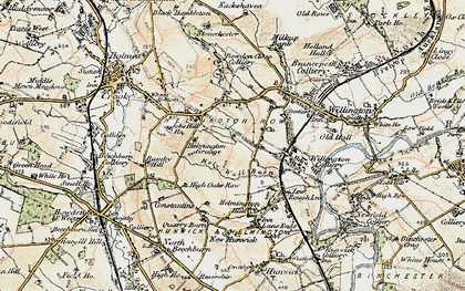 Old map of Annapoorna in 1901-1904