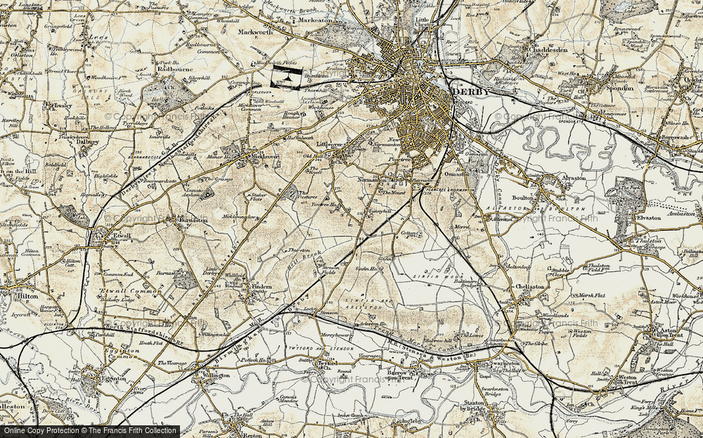 Old Map of Sunny Hill, 1902-1903 in 1902-1903