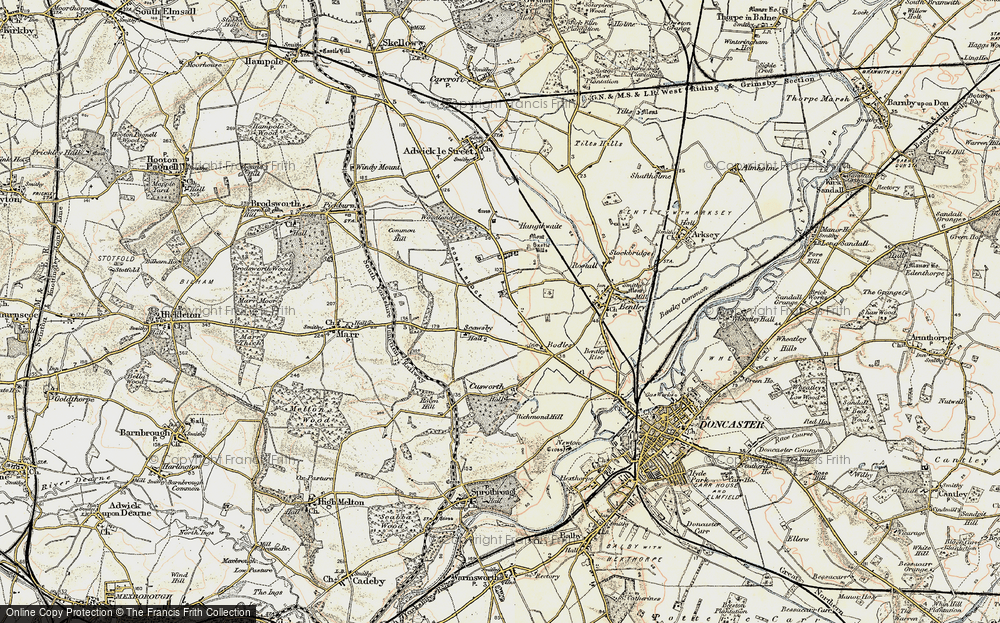 Old Map of Sunnyfields, 1903 in 1903