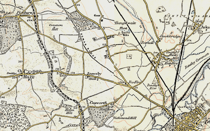 Old map of Sunnyfields in 1903