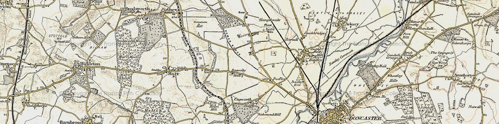 Old map of Sunnyfields in 1903