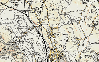 Old map of Sunnymead in 1898-1899