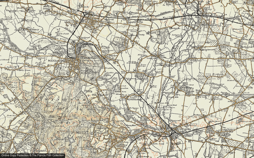 Old Map of Sunnymeads, 1897-1909 in 1897-1909