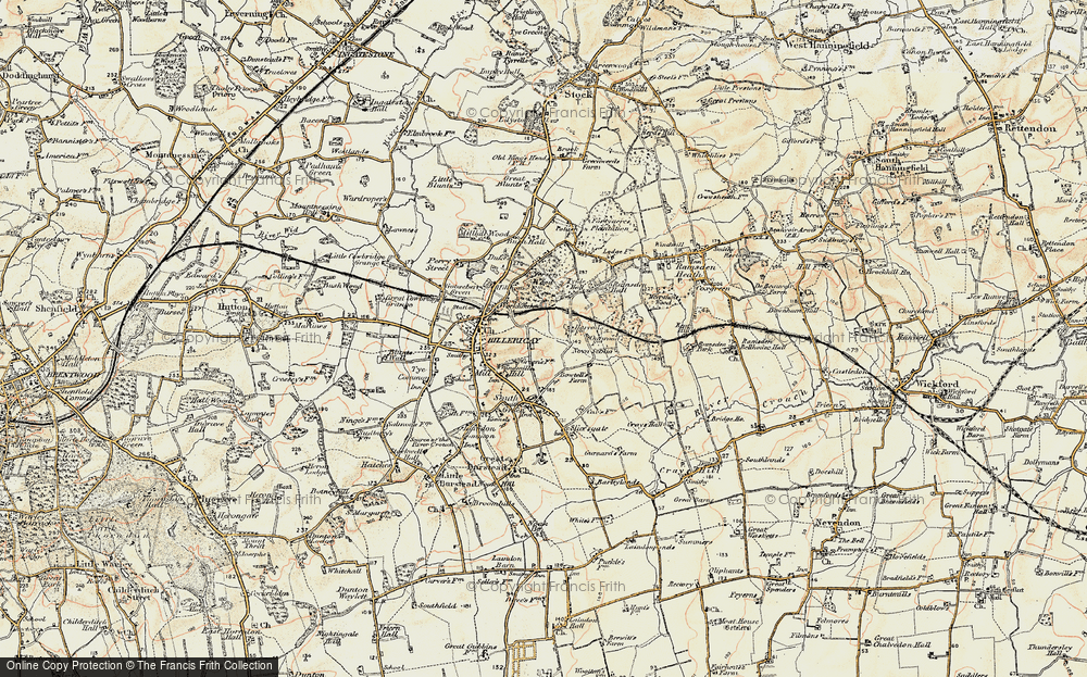 Old Map of Sunnymede, 1898 in 1898