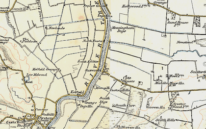 Old map of Susworth in 1903