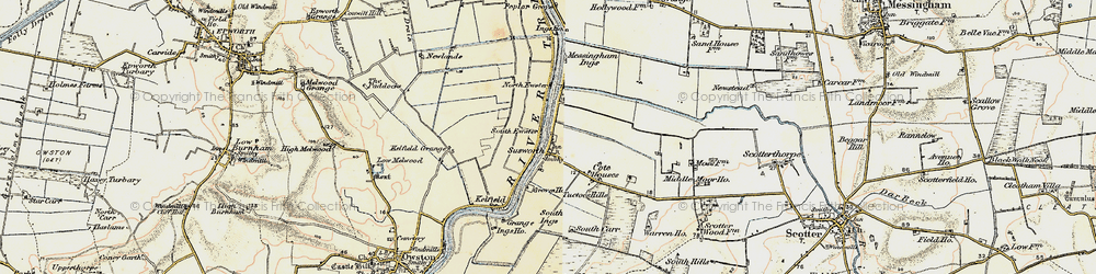 Old map of Susworth in 1903