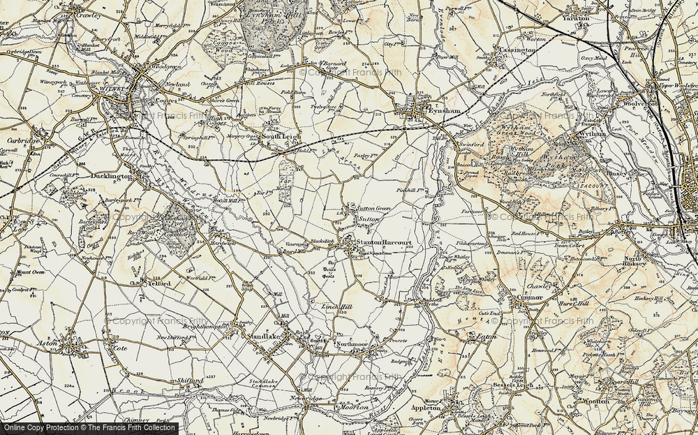 Old Map of Sutton, 1898-1899 in 1898-1899