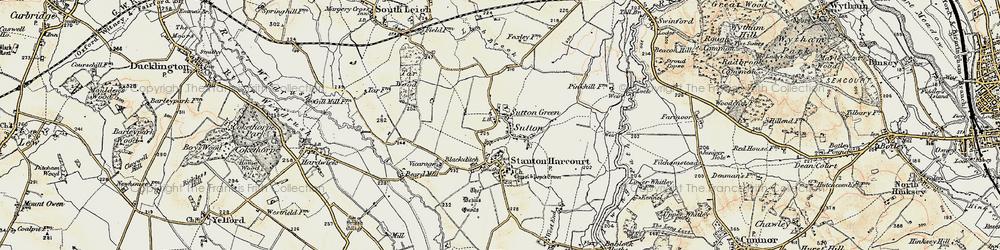 Old map of Sutton in 1898-1899