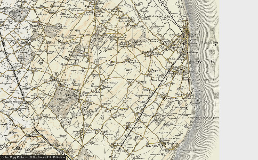Old Map of Sutton, 1898-1899 in 1898-1899