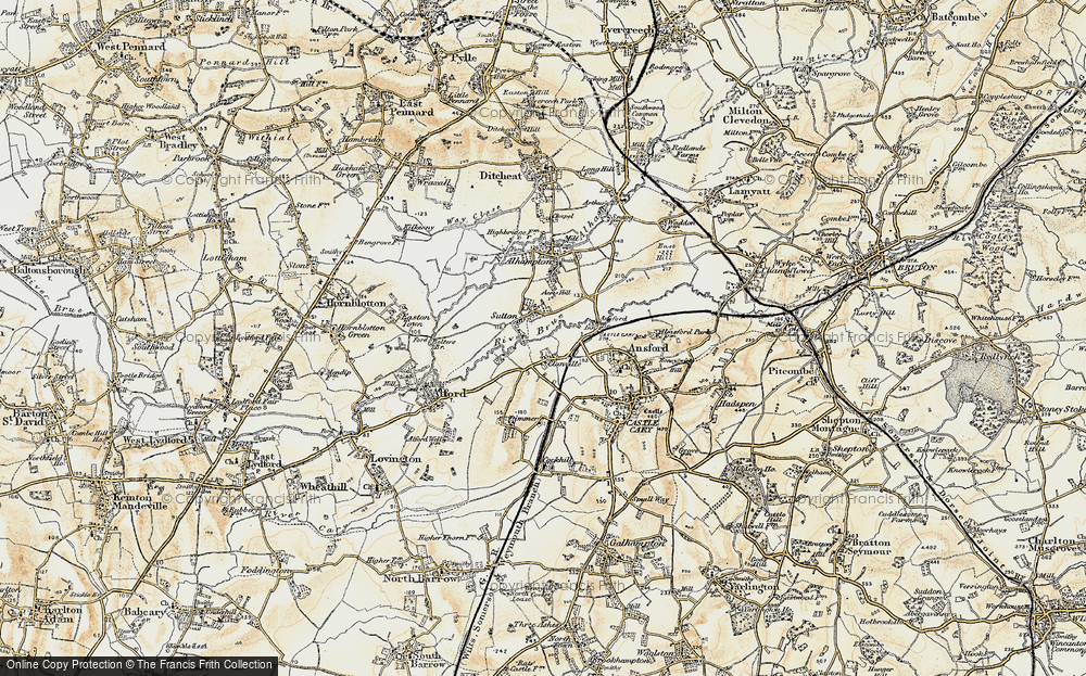 Old Map of Sutton, 1899 in 1899