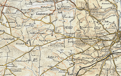 Old map of Sutton in 1901-1912