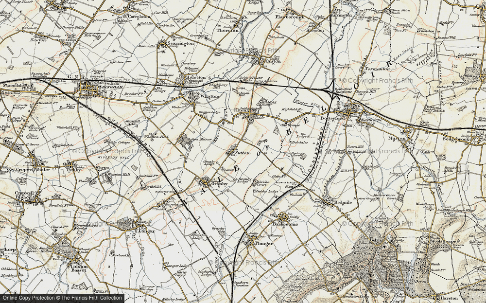 Old Map of Sutton, 1902-1903 in 1902-1903