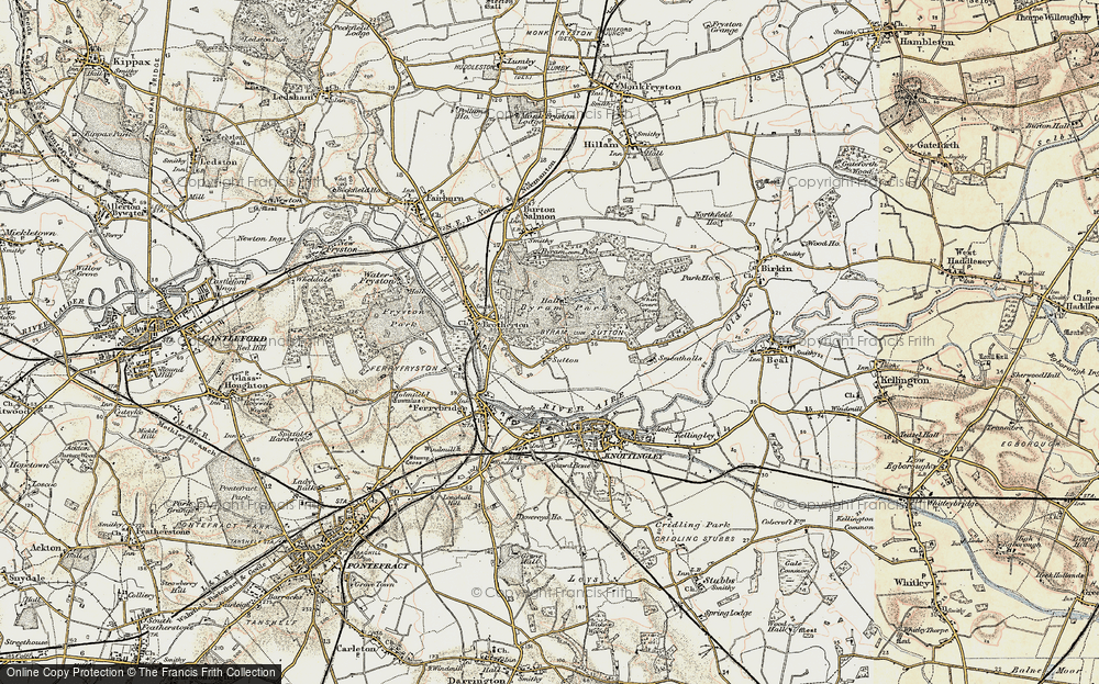 Old Map of Sutton, 1903 in 1903