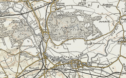Old map of Sutton in 1903