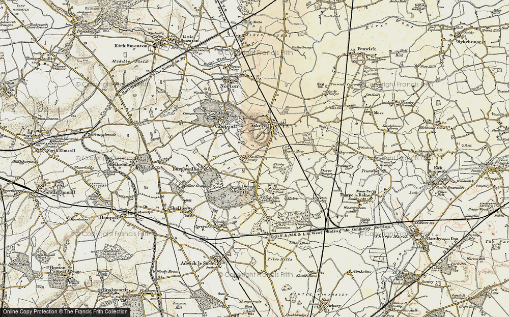 Old Map of Sutton, 1903 in 1903