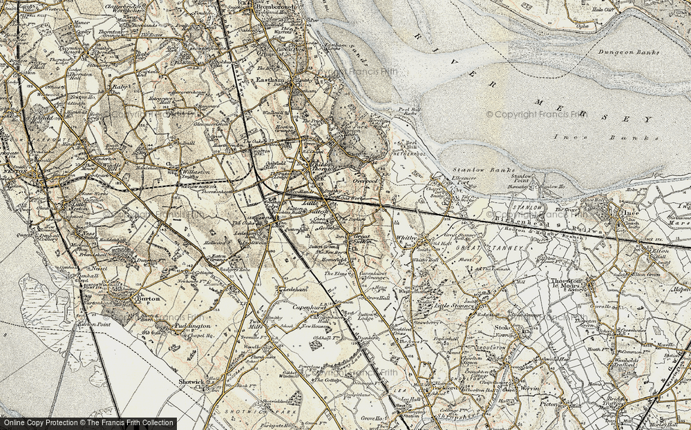 Old Map of Sutton Green, 1902-1903 in 1902-1903