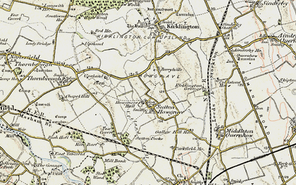 Old map of Berryhills in 1903-1904
