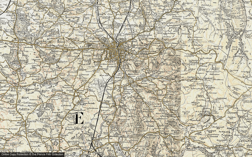 Old Maps of Sutton Lane Ends, Cheshire Francis Frith