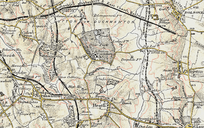 Old map of Sutton Scarsdale in 1902-1903