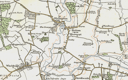 Old map of Wynam Bottoms in 1903