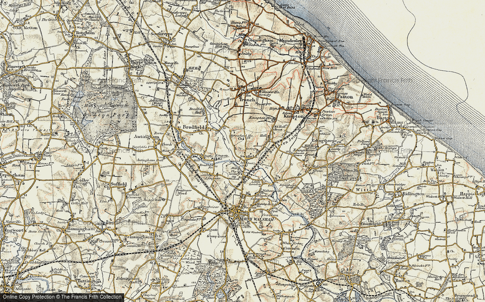 Old Map of Swafield, 1901-1902 in 1901-1902
