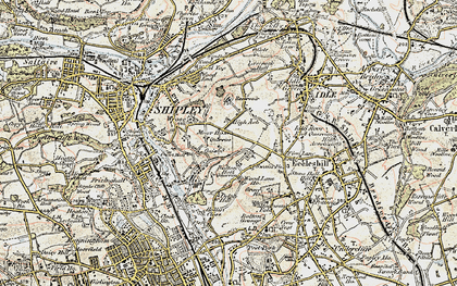 Old map of Swain House in 1903-1904