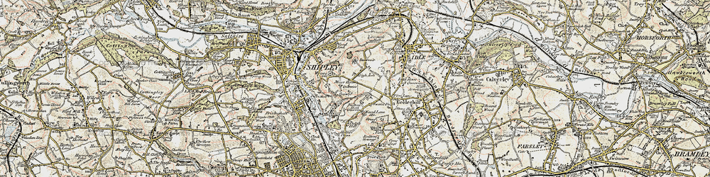 Old map of Swain House in 1903-1904