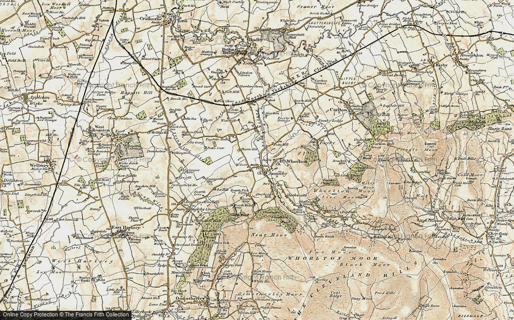 Old Map of Swainby, 1903-1904 in 1903-1904