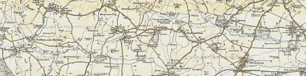 Old map of Swalcliffe in 1898-1901